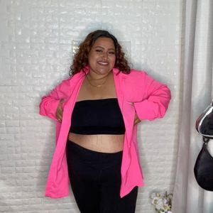 Rebdolls pink button up shirt 3XL